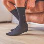 BILLYBELT Katoenen Sokken Lisle Socks Anthracite Grey