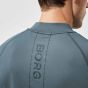 Björn Borg Ace Performance Zip Polo - Coral Blue