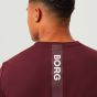 Björn Borg Ace T-shirt Stripe - Brown