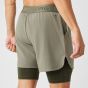 Björn Borg Borg 2-in-1 Shorts - Olive Green