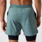 Björn Borg Borg 2-in-1 Shorts - Balsam Green