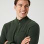 Björn Borg Borg Half Zip Fleece Pullover - Dark Green