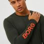 Björn Borg Borg Long Sleeve T-shirt - Dark Green