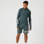 Björn Borg Borg Midlayer Demi-Zip - Vert Agave