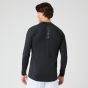 Björn Borg Borg Mock Neck Long Sleeve T-Shirt - Black