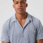 Björn Borg Borg Toweling Pool Shirt - Blue/Grey