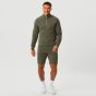 Björn Borg Centre Fleece Pullover Half Zip - Olive Green