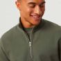 Björn Borg Centre Fleece Pullover Half Zip - Olive Green