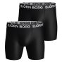 Björn Borg Performance Boxershort 2er-Pack - Schwarz