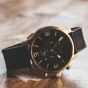 Black & Gold Black Pearl Gold watch