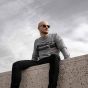 Black & Gold Modernos Grey sweater 