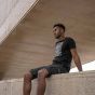 Black & Gold Paracaidos black t-shirt
