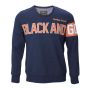 Black & Gold Craneo Seco Blue sweater