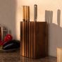 Block Knife Holder - Walnut