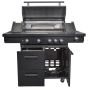 Boretti Imperatore Nero 4B Gas Barbecue