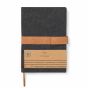 Quaderno in carta riciclata Bosler RCS - Nero