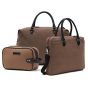 Brendon On The Road Luggage Set Taupe