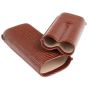 Brouk & Co Lizard Double Cigar Holder - Brown