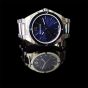 Brunmontagne Representor watch steel strap - silver/blue