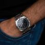 Brunmontagne Representor watch steel strap - silver/black
