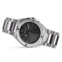 Brunmontagne Representor watch steel strap - silver/black