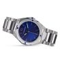 Brunmontagne Representor watch steel strap - silver/blue
