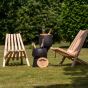 Personalised Bubalou Champ Stool & Ice Bucket - Black