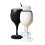 Valiente XL Seau À Glace Classique Avec Plateau En Bois Personnalisé - Noir