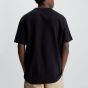 Calvin Klein Logo Badge Waffle T-shirt - Black