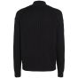 Calvin Klein Ribbed Half Zip Pullover - Black