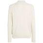 Calvin Klein Ribbed Half Zip Pullover - Off White