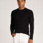 Calvin Klein Gerippter Pullover - Schwarz