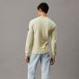 Calvin Klein Logo Badge Waffle Pullover - Green Haze