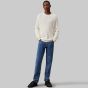 Calvin Klein Soft Utility Raglan Sweater - Off White