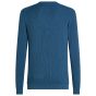Calvin Klein Ribbed Pullover With Logo - Blue
