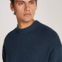 Calvin Klein Ribbed Relaxed Pullover - Navy