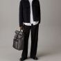 Calvin Klein Rolltop Backpack - Grey/Brown