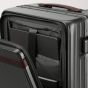 The carry on luggage Grey/Chocolate Carl Friederik