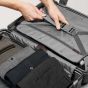 The carry on luggage Grey/Chocolate Carl Friederik