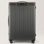 Large check in luggage Grey/Chocolate