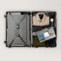 Large check in luggage Grey/Chocolate