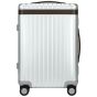 Carl Friedrik Der Carry-On Aluminium - Silber/Schokoladenbraun