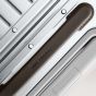 Carl Friedrik Die Handgepäck Aluminium - Silber/Schokoladenbraun