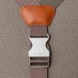 Carl Friedrik The Carry-On Aluminium - Silver/Cognac