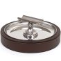Pinetti Leather Cigar Ashtray - brown
