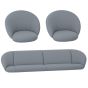 Valiente Set divano classico 5 cuscini