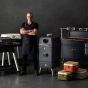 Everdure Cube Charcoal barbecue on the go - grey