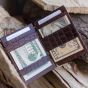 Garzini Essenziale Croco Magic Wallet Brown
