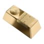 Gold Bar whiskey mini gift tube with tumblers