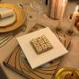 Hector Saxe Leather Tic Tac Toe - White